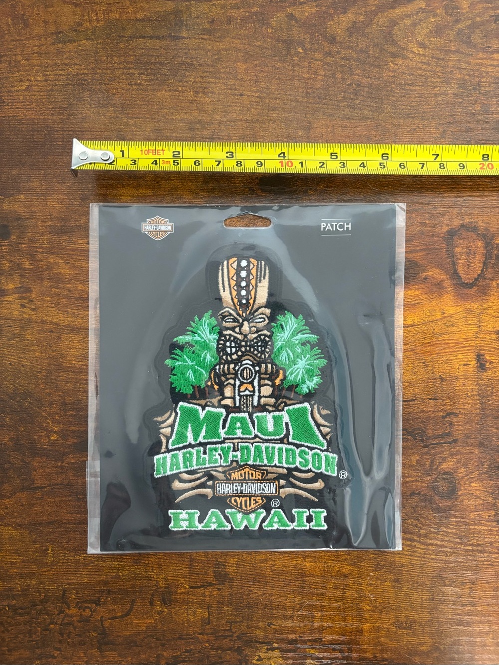 Harley-Davidson Maui Hawaii Green Black Embroidered Patch